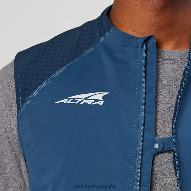 Altra chaleco de viento trail P4ZZ334 chaquetas y chalecos Armada hombres