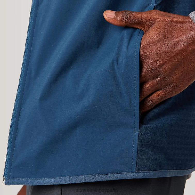 Altra chaleco de viento trail P4ZZ334 chaquetas y chalecos Armada hombres