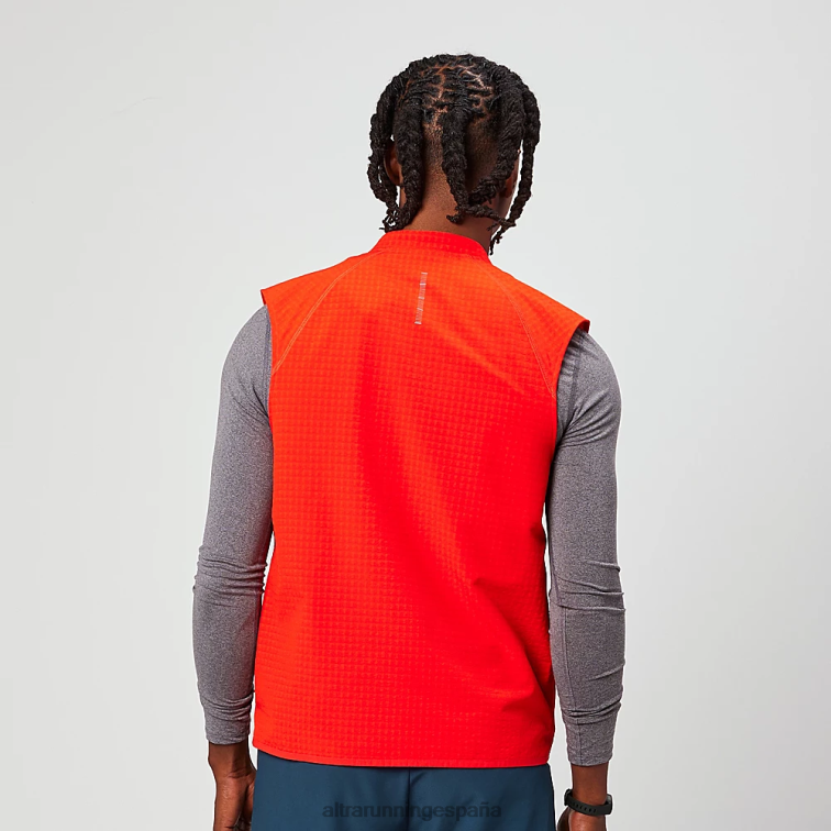 Altra chaleco de viento trail P4ZZ335 chaquetas y chalecos rojo hombres