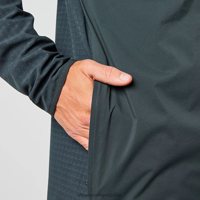 Altra chaqueta híbrida central P4ZZ338 chaquetas y chalecos negro hombres