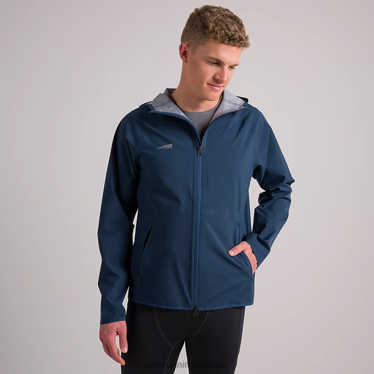 Altra chaqueta impermeable para correr P4ZZ341 chaquetas y chalecos océano azul iluminado por la luna hombres