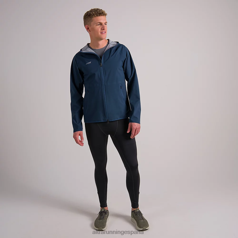 Altra chaqueta impermeable para correr P4ZZ341 chaquetas y chalecos océano azul iluminado por la luna hombres