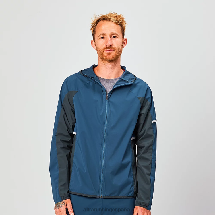 Altra cortavientos trail P4ZZ337 chaquetas y chalecos Armada hombres