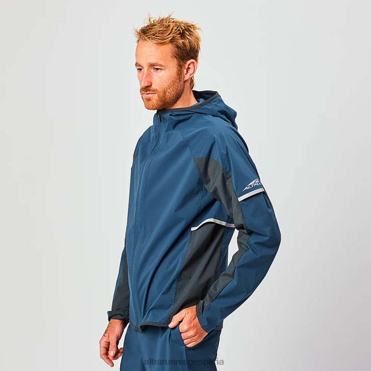 Altra cortavientos trail P4ZZ337 chaquetas y chalecos Armada hombres