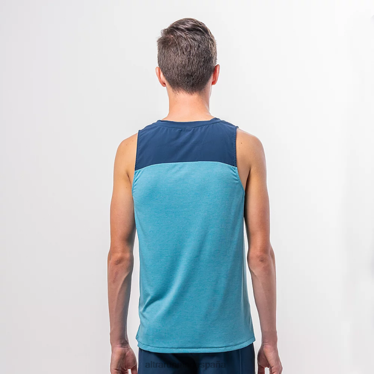 Altra Camiseta sin mangas que se desvanece P4ZZ299 tapas brezo azul delphinium hombres