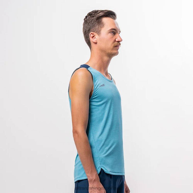 Altra Camiseta sin mangas que se desvanece P4ZZ299 tapas brezo azul delphinium hombres