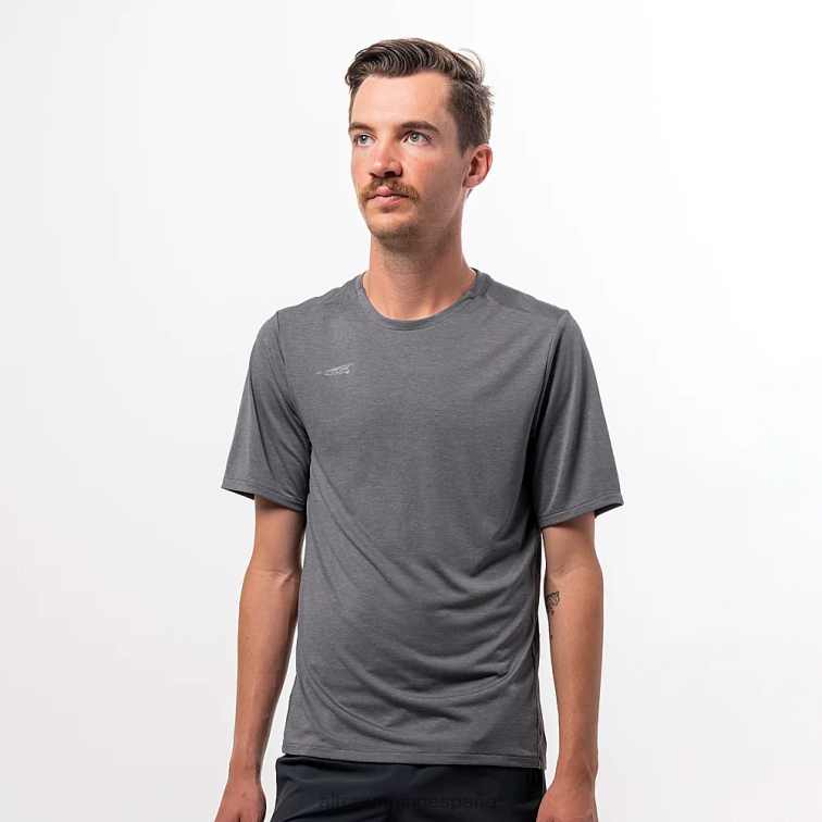 Altra camiseta básica de manga corta P4ZZ309 tapas brezo de peltre hombres