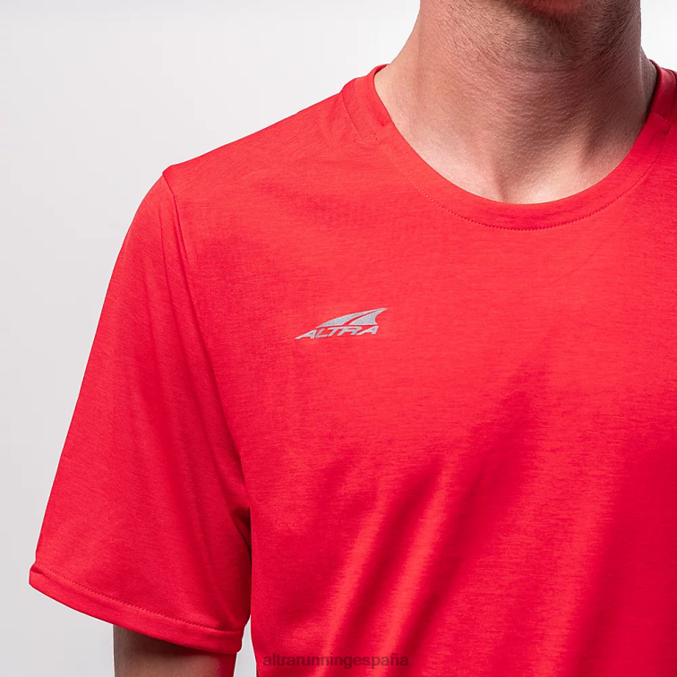 Altra camiseta básica de manga corta P4ZZ310 tapas brezo rojo fuego hombres