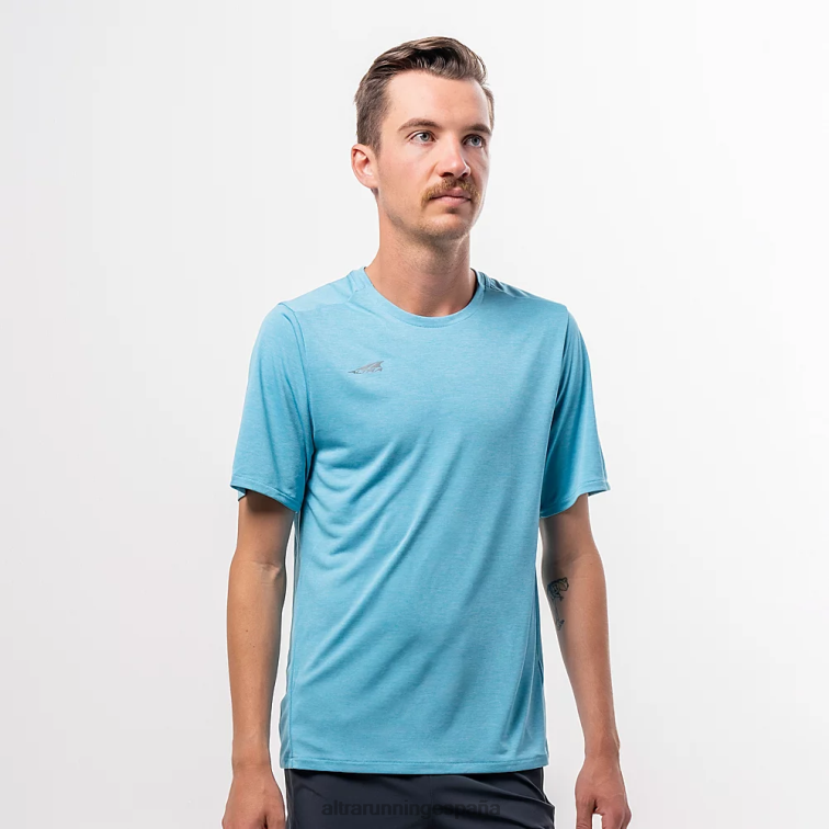 Altra camiseta básica de manga corta P4ZZ311 tapas brezo azul delphinium hombres