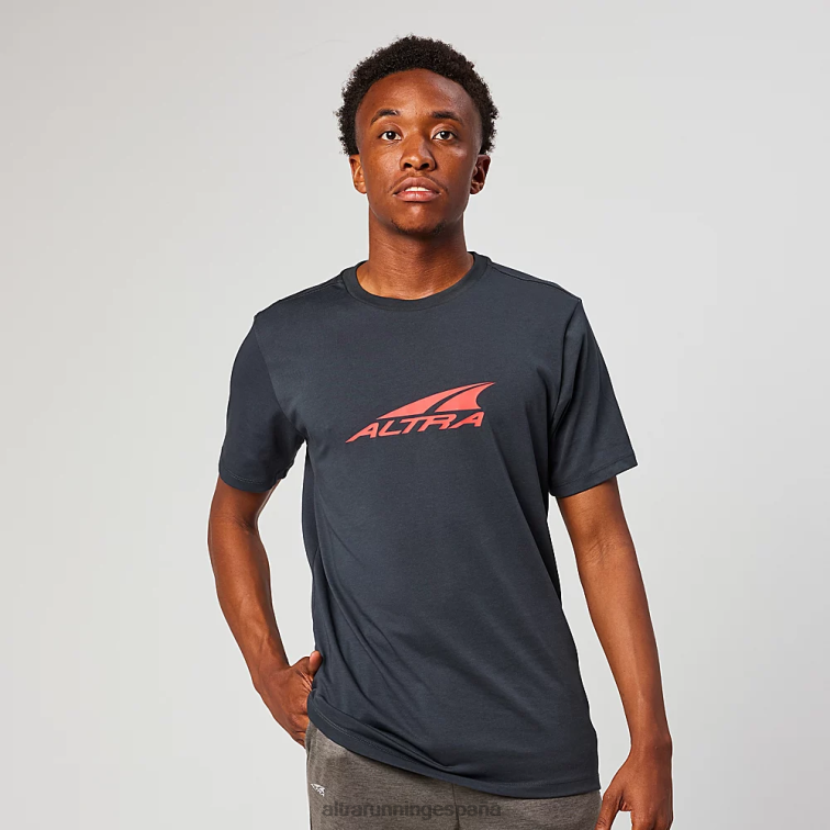 Altra camiseta reciclada todos los días P4ZZ303 tapas bosque río negro hombres