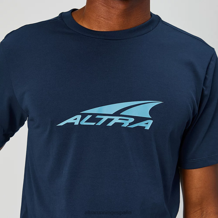 Altra camiseta reciclada todos los días P4ZZ304 tapas océano azul iluminado por la luna hombres