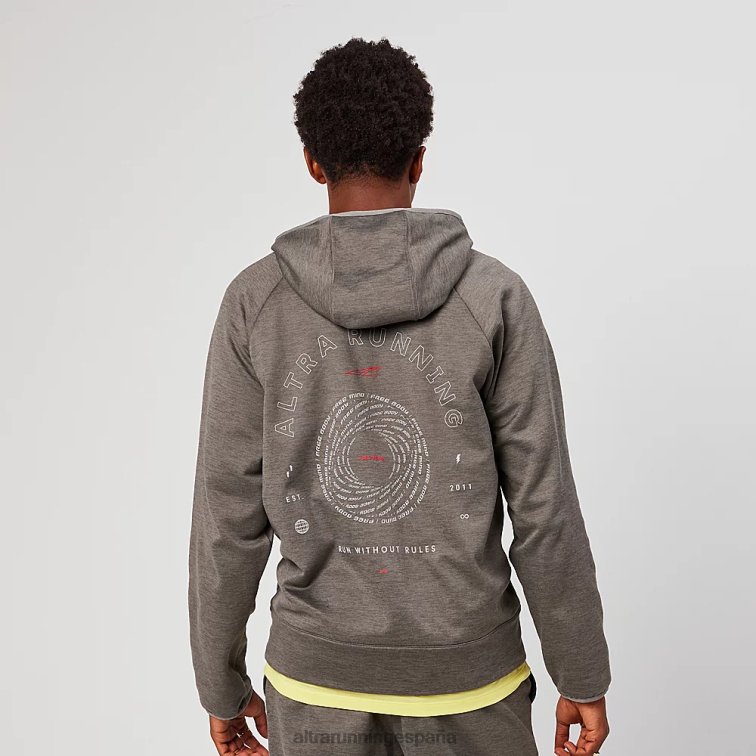 Altra correr sin sudadera con capucha de reglas P4ZZ315 tapas gris hombres