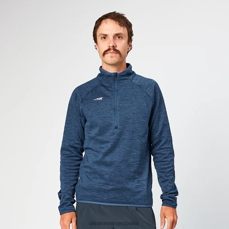 Altra jersey con media cremallera P4ZZ321 tapas océano azul iluminado por la luna hombres