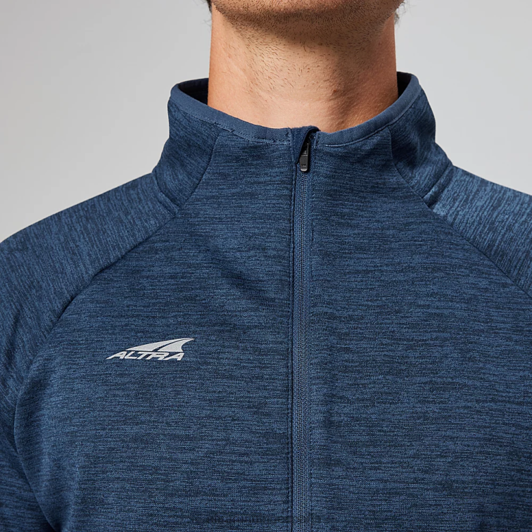 Altra jersey con media cremallera P4ZZ321 tapas océano azul iluminado por la luna hombres