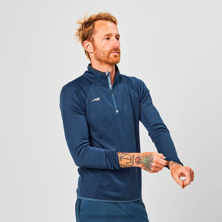 Altra núcleo de lana merino 1/2 cremallera P4ZZ312 tapas Armada hombres