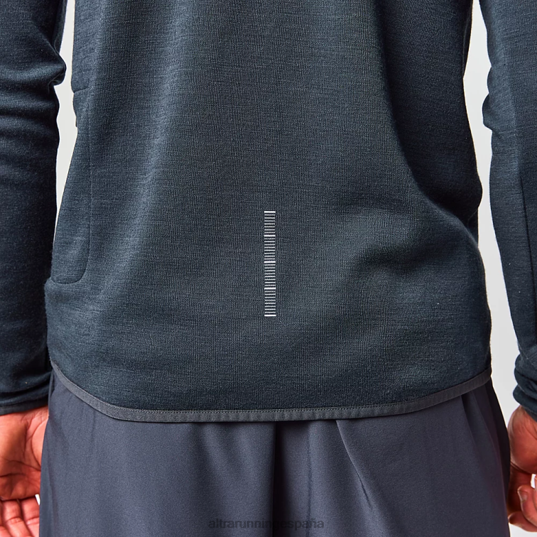 Altra núcleo de lana merino 1/2 cremallera P4ZZ313 tapas negro hombres