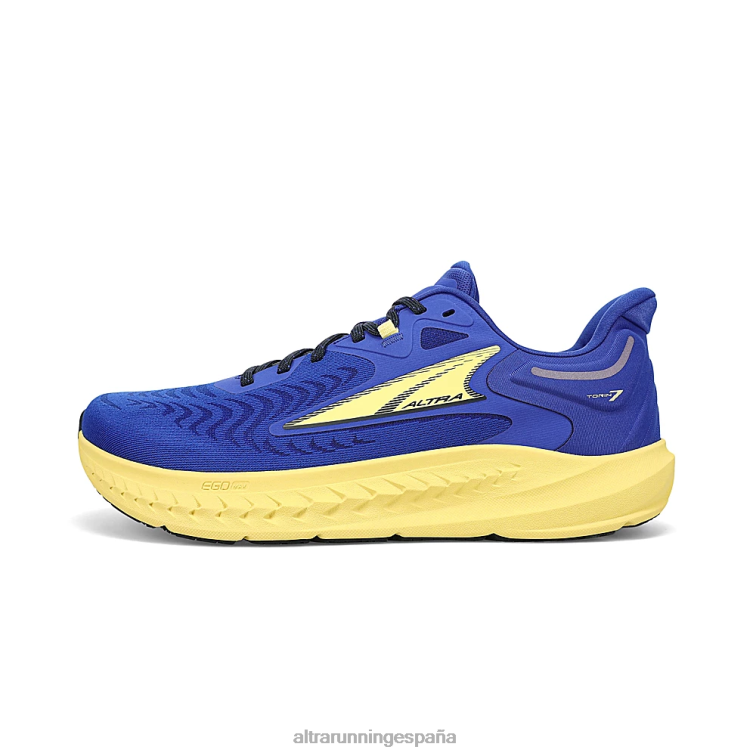 Altra Torín 7 P4ZZ251 zapatos de carretera azul amarillo hombres