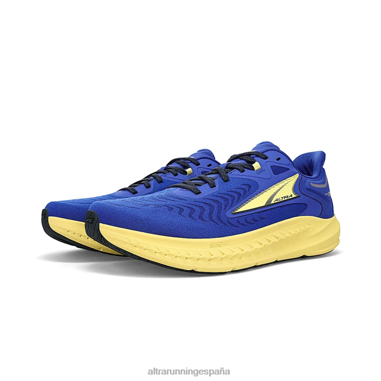 Altra Torín 7 P4ZZ251 zapatos de carretera azul amarillo hombres