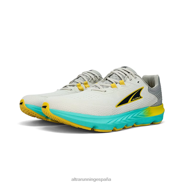 Altra disposición 7 P4ZZ259 zapatos de carretera gris/amarillo hombres