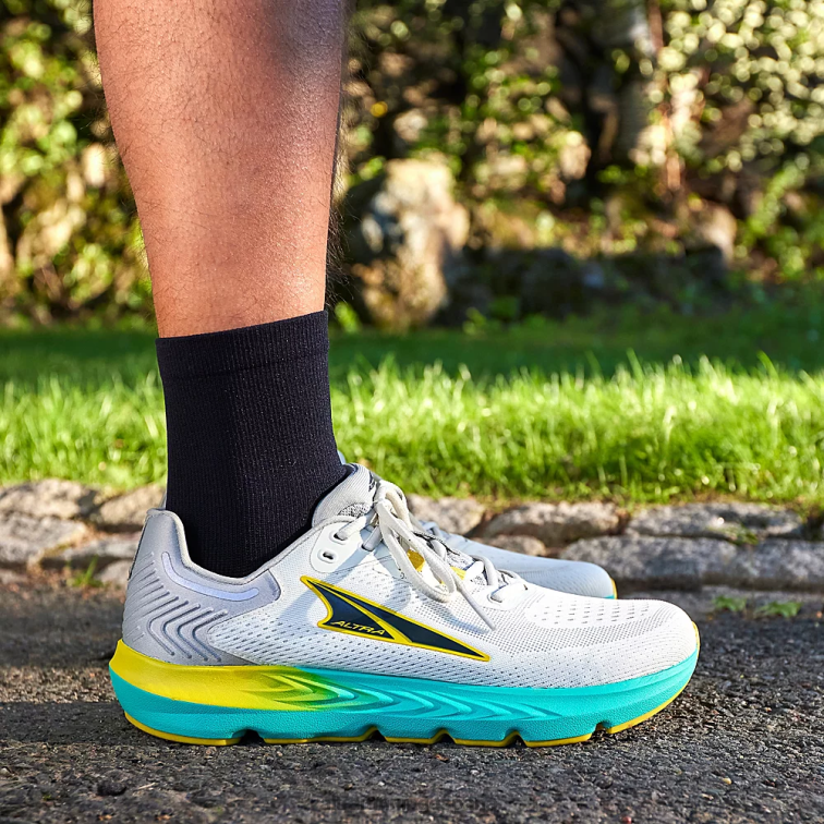 Altra disposición 7 P4ZZ259 zapatos de carretera gris/amarillo hombres