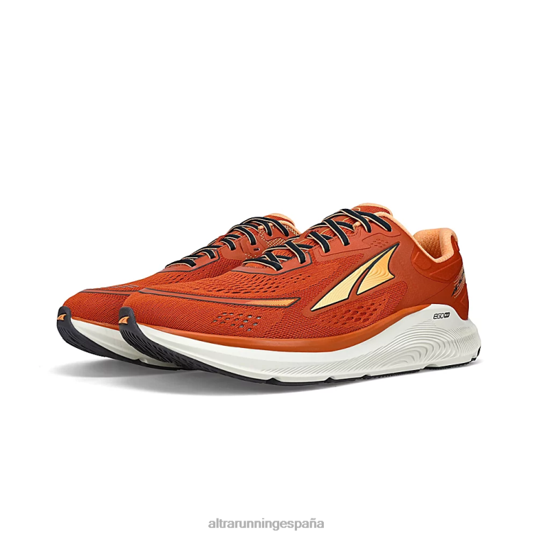 Altra paradigma 6 P4ZZ282 zapatos de carretera naranja/negro hombres