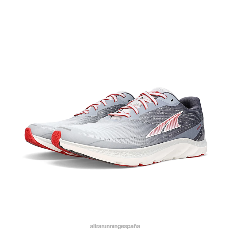 Altra rivera 2 P4ZZ295 zapatos de carretera gris claro/rojo hombres