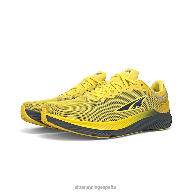 Altra rivera 3 P4ZZ267 zapatos de carretera gris/amarillo hombres