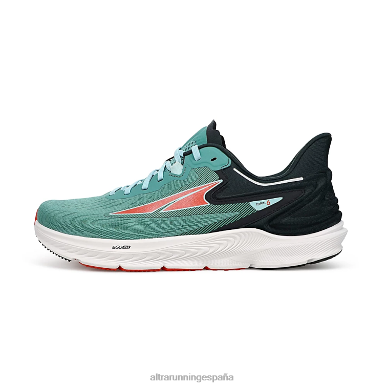 Altra torín 6 P4ZZ293 zapatos de carretera verde azulado polvoriento hombres