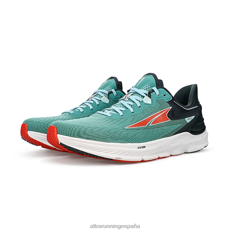 Altra torín 6 P4ZZ293 zapatos de carretera verde azulado polvoriento hombres