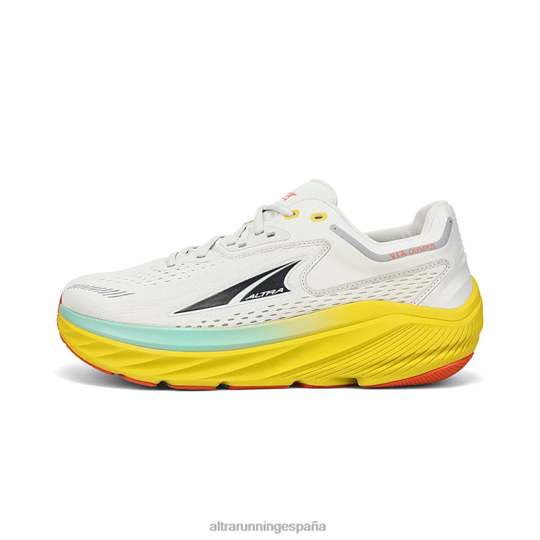 Altra vía olimpo P4ZZ254 zapatos de carretera gris/amarillo hombres