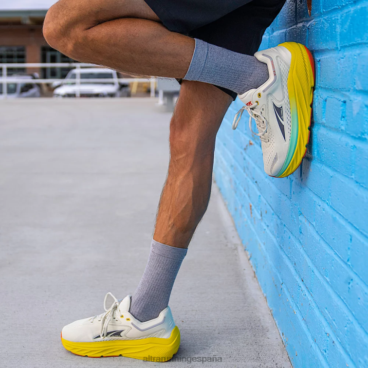 Altra vía olimpo P4ZZ254 zapatos de carretera gris/amarillo hombres