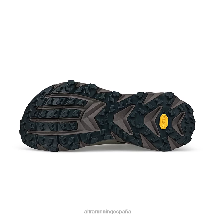 Altra Mont Blanc P4ZZ212 zapatos de pista Verde Gris hombres