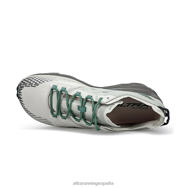 Altra Mont Blanc P4ZZ212 zapatos de pista Verde Gris hombres
