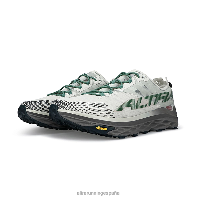 Altra Mont Blanc P4ZZ212 zapatos de pista Verde Gris hombres
