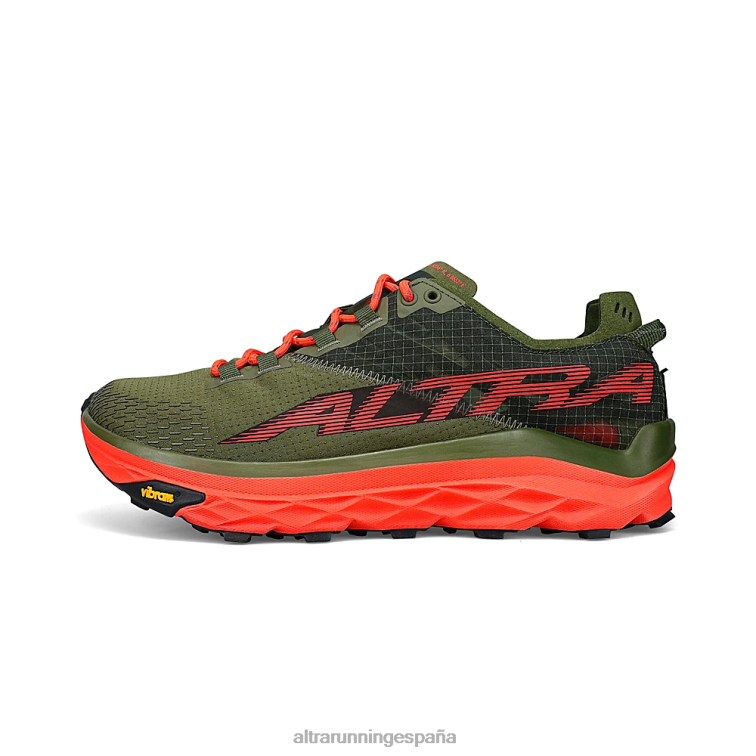 Altra Mont Blanc P4ZZ213 zapatos de pista aceituna polvorienta hombres