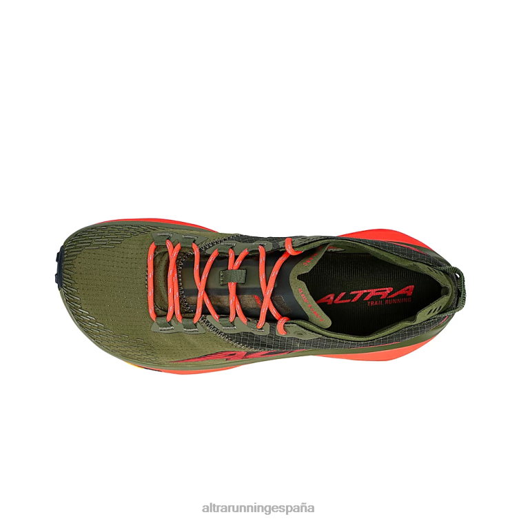 Altra Mont Blanc P4ZZ213 zapatos de pista aceituna polvorienta hombres