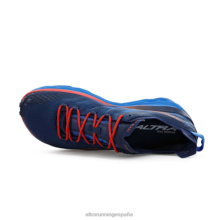 Altra Mont Blanc P4ZZ216 zapatos de pista azul rojo hombres
