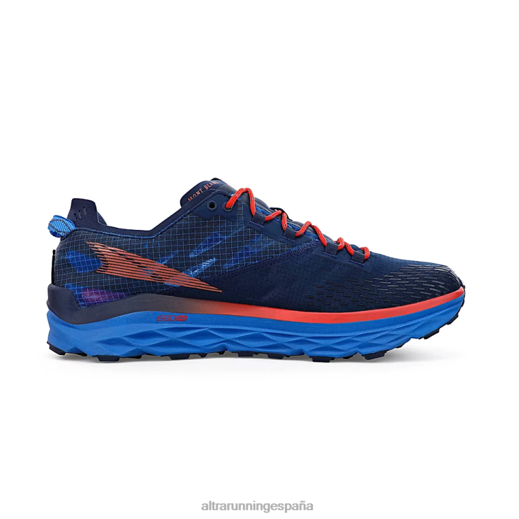 Altra Mont Blanc P4ZZ216 zapatos de pista azul rojo hombres