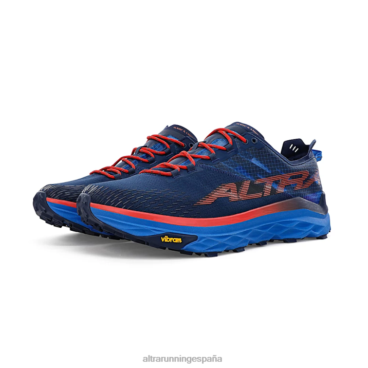 Altra Mont Blanc P4ZZ216 zapatos de pista azul rojo hombres