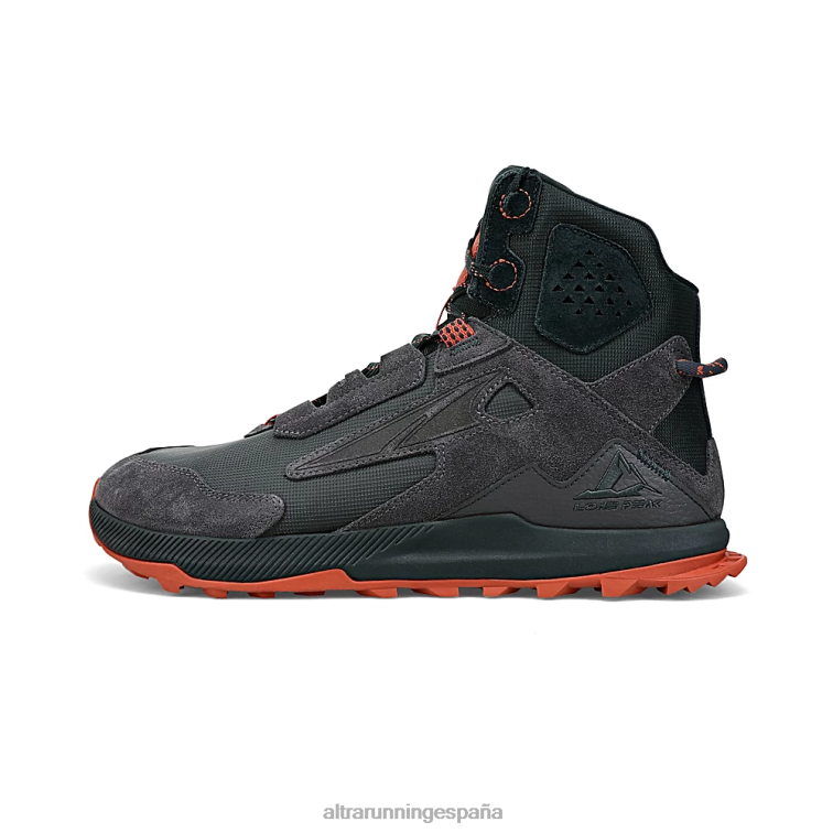 Altra caminante pico solitario 2 P4ZZ222 zapatos de pista negro/gris hombres