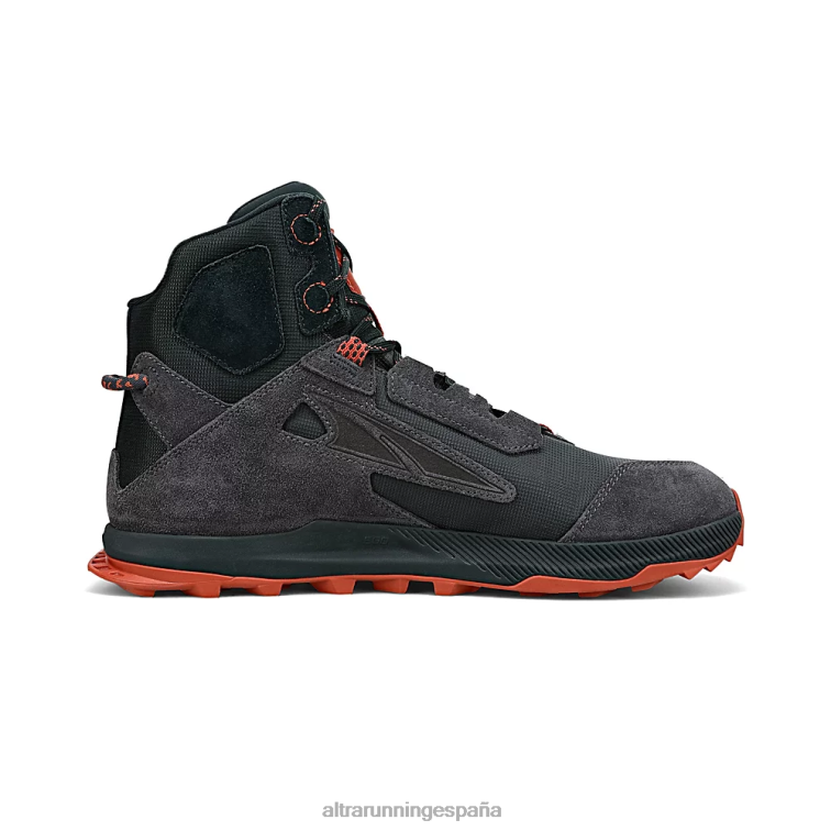 Altra caminante pico solitario 2 P4ZZ222 zapatos de pista negro/gris hombres