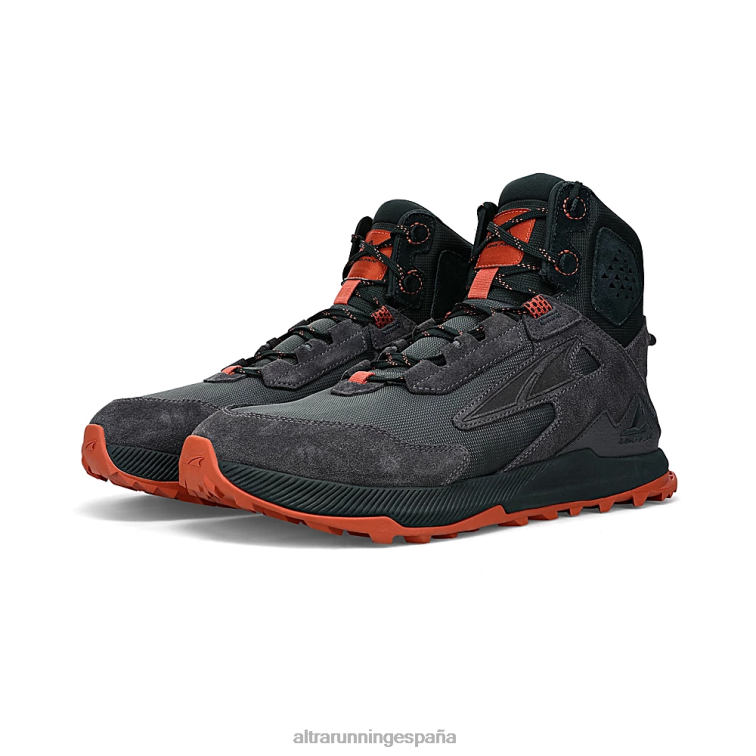 Altra caminante pico solitario 2 P4ZZ222 zapatos de pista negro/gris hombres