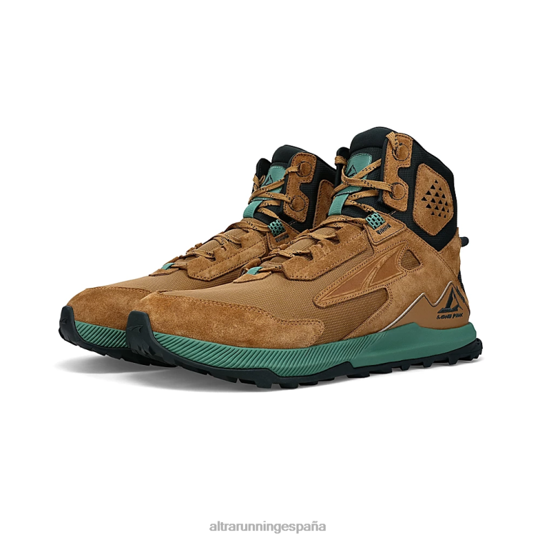 Altra caminante pico solitario 2 P4ZZ223 zapatos de pista marrón hombres