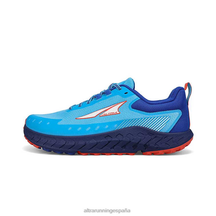 Altra carretera 2 P4ZZ184 zapatos de pista neón/azul hombres