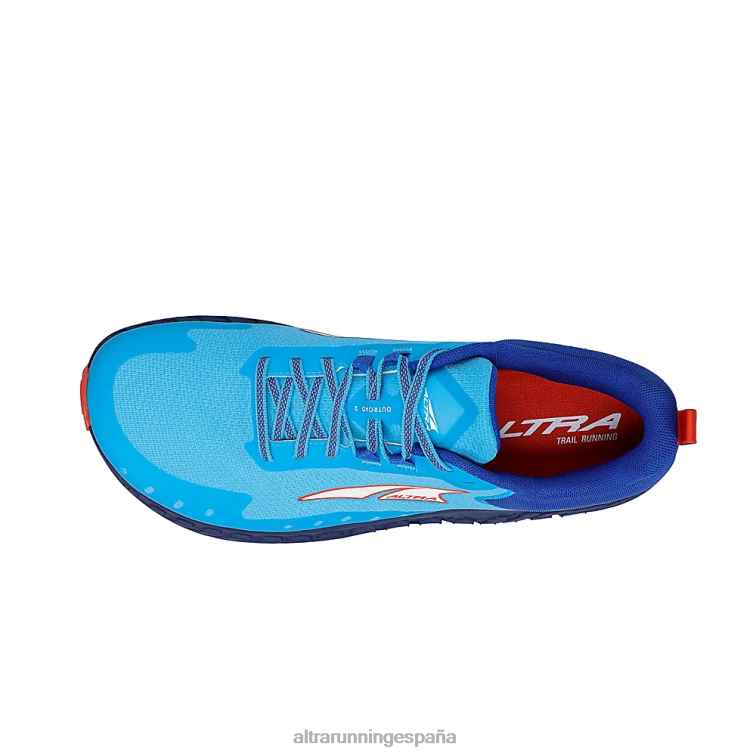 Altra carretera 2 P4ZZ184 zapatos de pista neón/azul hombres