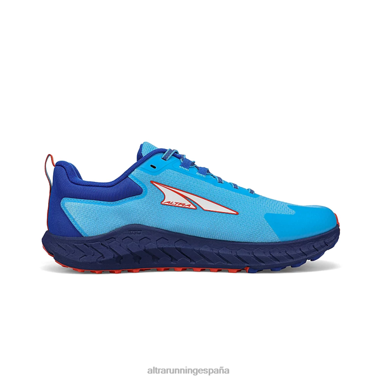 Altra carretera 2 P4ZZ184 zapatos de pista neón/azul hombres