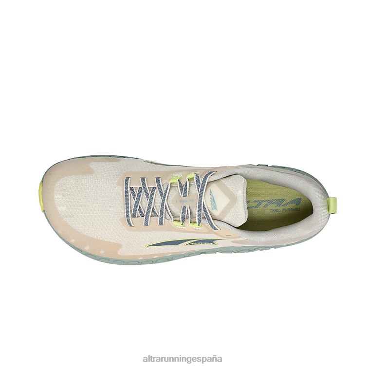 Altra carretera 2 P4ZZ185 zapatos de pista Verde Gris hombres