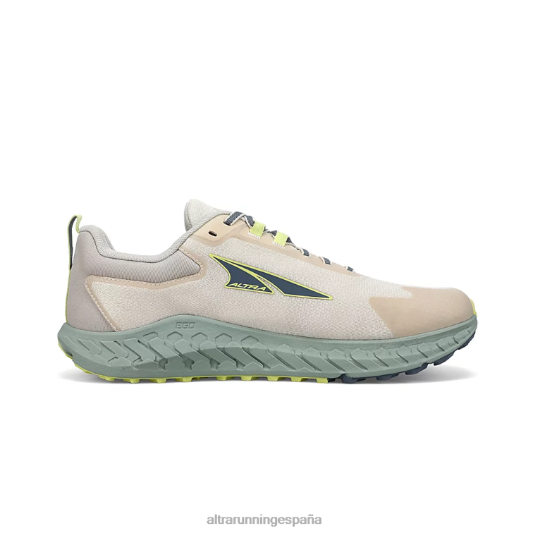 Altra carretera 2 P4ZZ185 zapatos de pista Verde Gris hombres