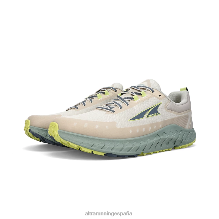 Altra carretera 2 P4ZZ185 zapatos de pista Verde Gris hombres