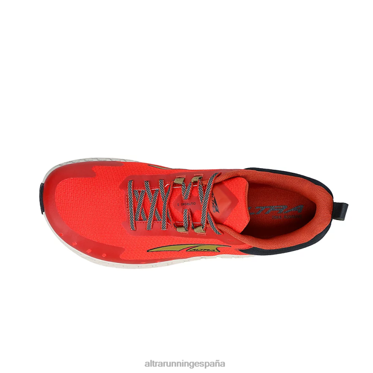 Altra carretera 2 P4ZZ186 zapatos de pista negro/rojo hombres